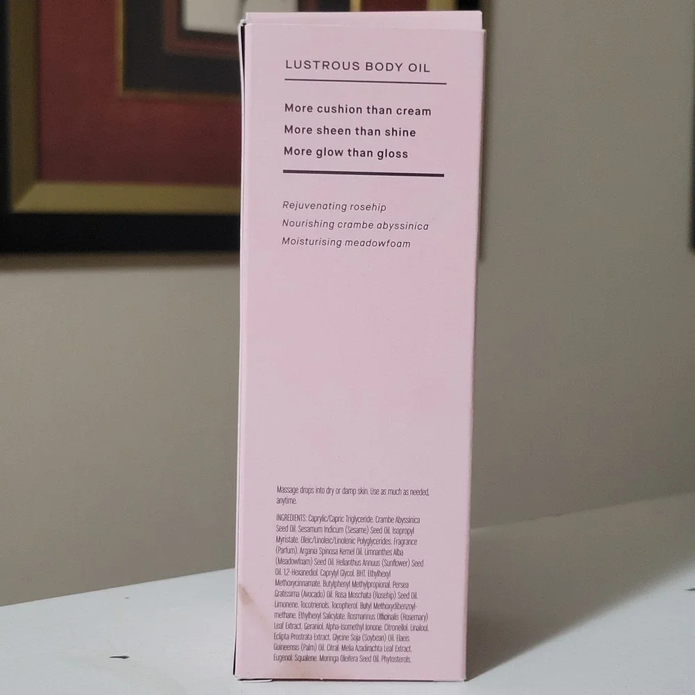 Crabtree & Evelyn Evelyn Rose Lustrous Body Ooil 3.3 FL OZ NIB Discontinued